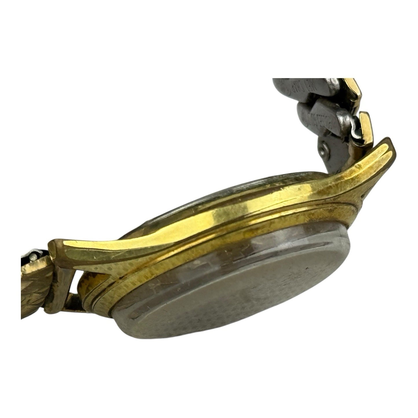 Berg Vintage Mechanical Watch 36mm w/crown Gold/Brown