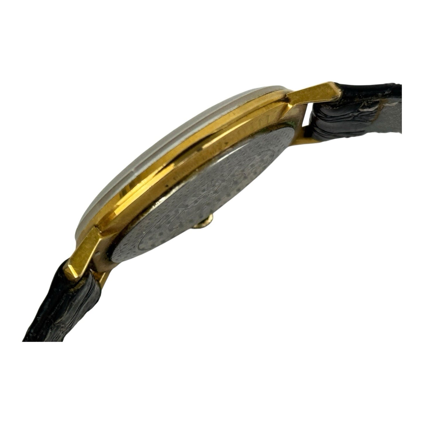 Mon Bijou Vintage Watch 36mm w/crown Blumus Back Gold/White Incabloc