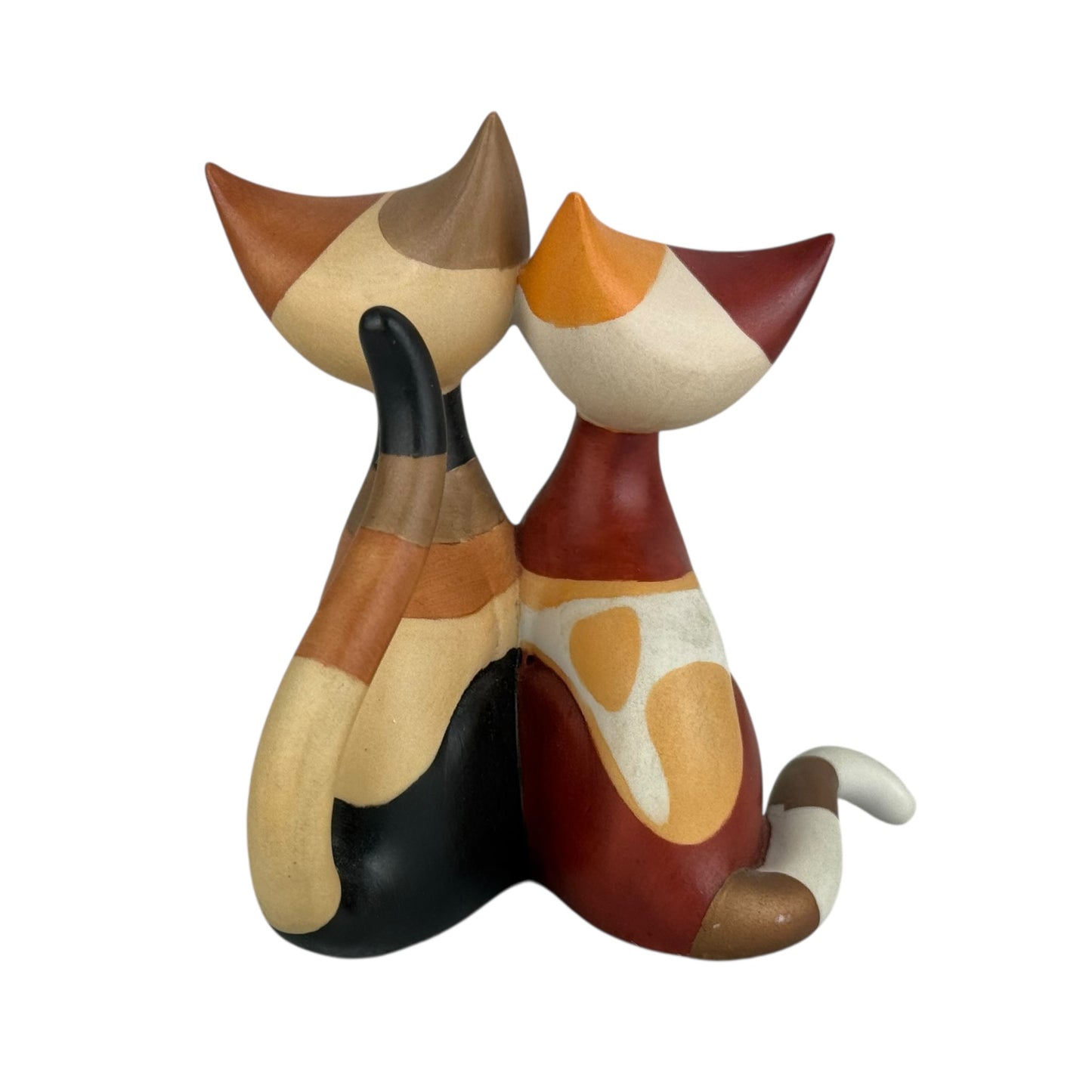 Goebel Rosina Wachtmeister Cat Figurine Vintage Porcelain Double Cats 8cm Germany Art Collectible