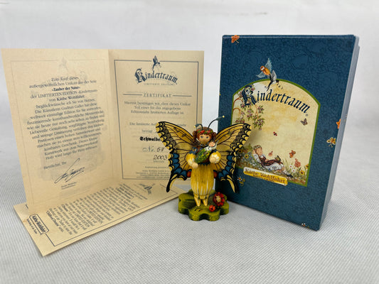 Kathe Wohlfahrt Schwalbenschwanz Schmetterling Butterfly Limited Edition 57/200