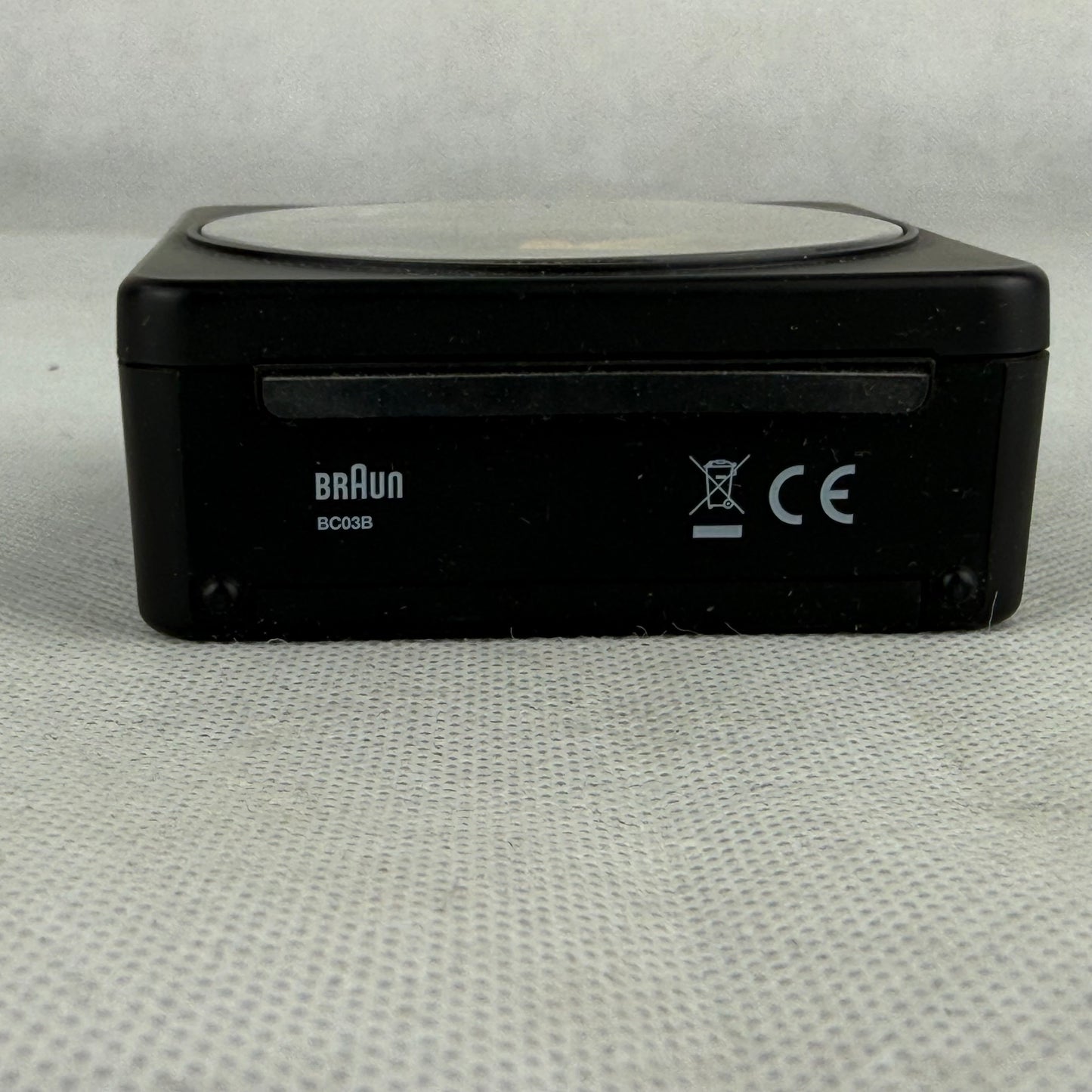 Braun Quartz Alarm Clock BC03B Black Analog Desk/Bedside Clock