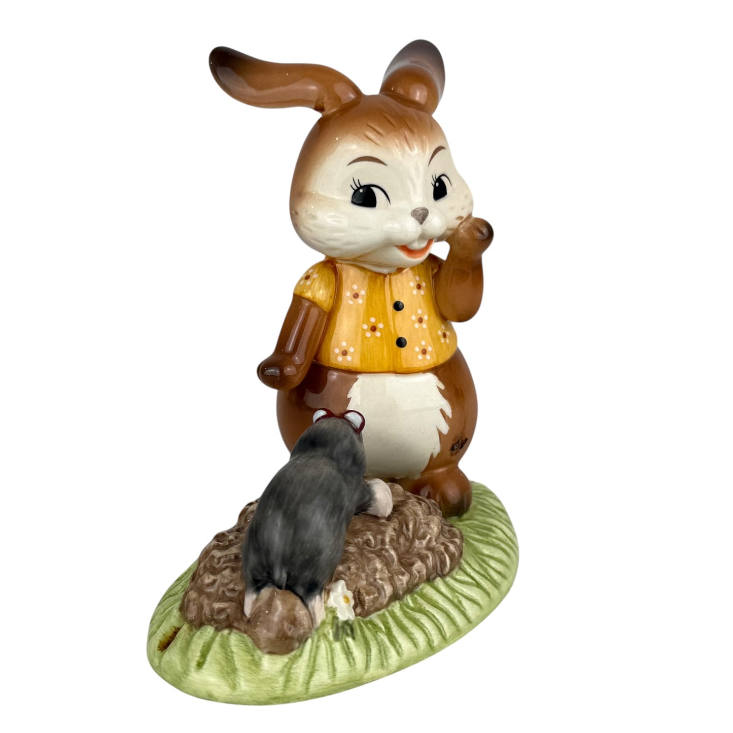 Goebel Bunny Figurine “Mein Kleiner Freund” Vintage Porcelain Rabbit Easter Decor Germany 11cm Collectible