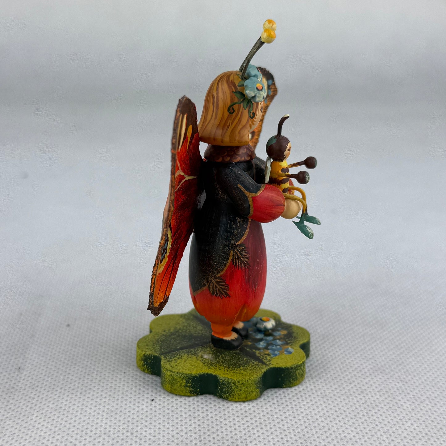 Käthe Wohlfahrt Kindertraum Pfauenauge Figur Limited Edition 42/900 Butterfly Collectible