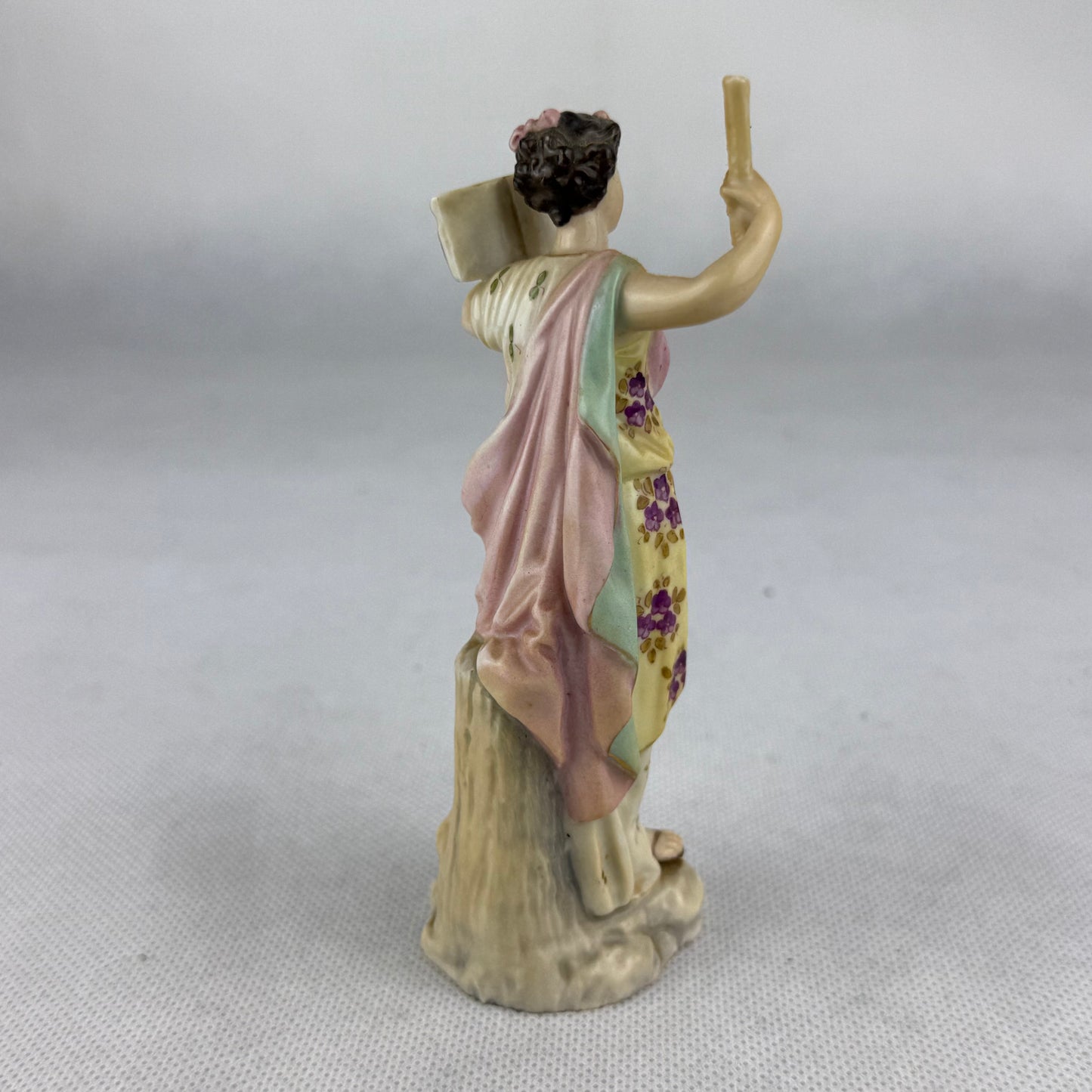 Vintage Richard Eckert Porcelain Figurine – Hand Painted Lady Figure – 12.5 cm – German Art Porcelain