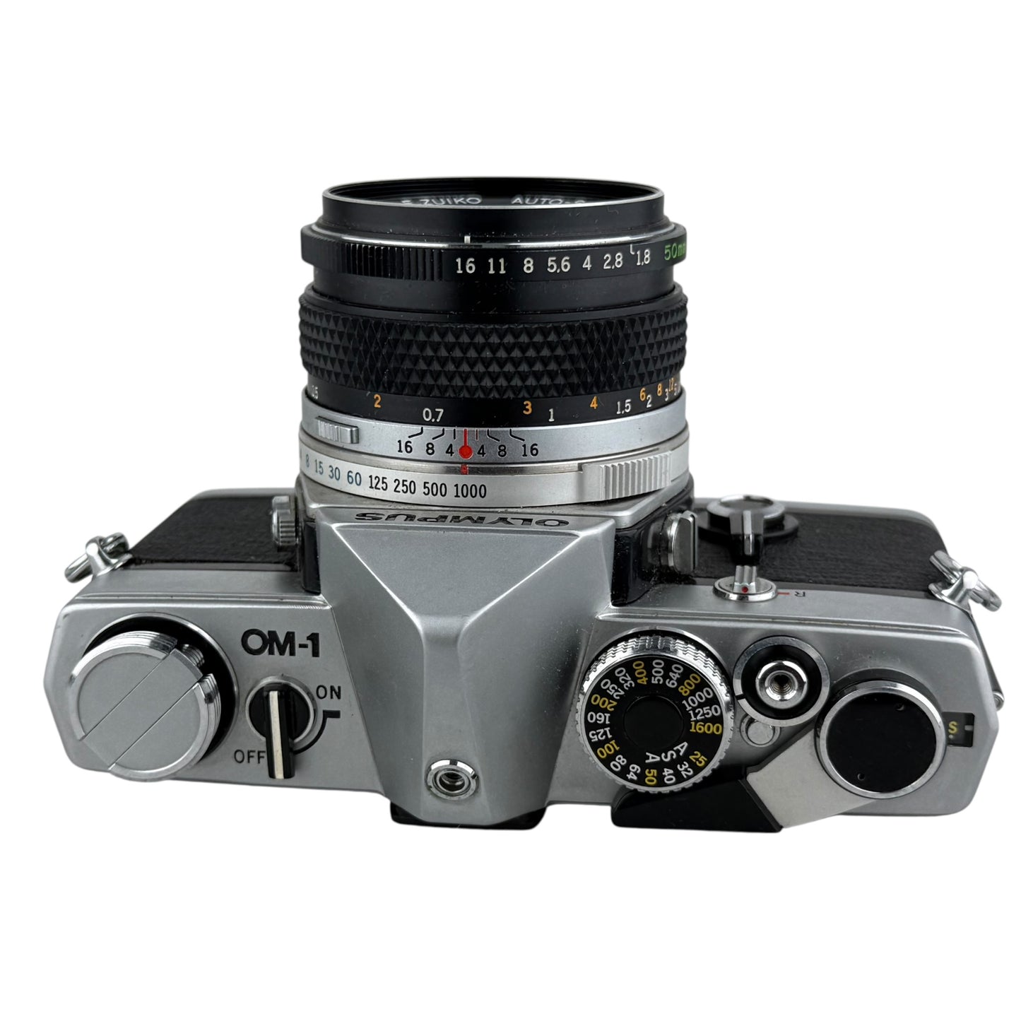 Olympus OM-1 35mm SLR Film Camera Zuiko 50mm f1.8 Lens Tested Working Vintage
