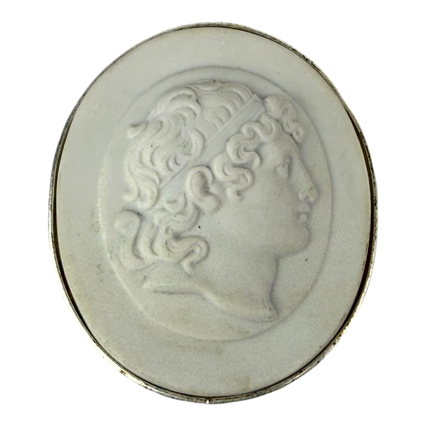 Vintage Meissen Porcelain Brooch 1980 – 5.5 x 4.5 cm
