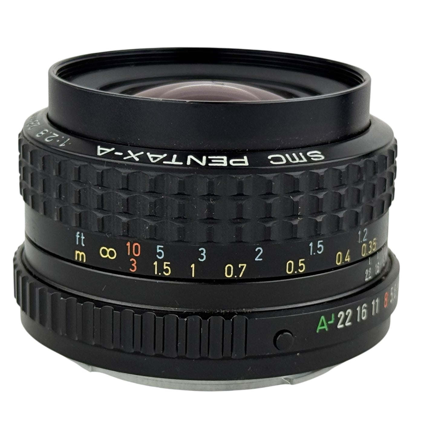 SMC Pentax-A 28mm f2.8 Lens K Mount Wide Angle Vintage Tested Clean Glass