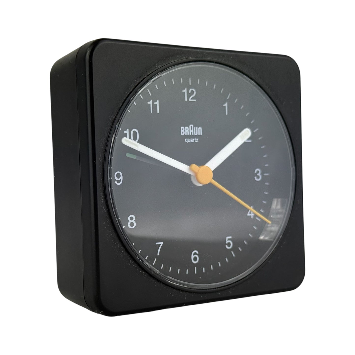 Braun Quartz Alarm Clock BC03B Black Analog Desk/Bedside Clock