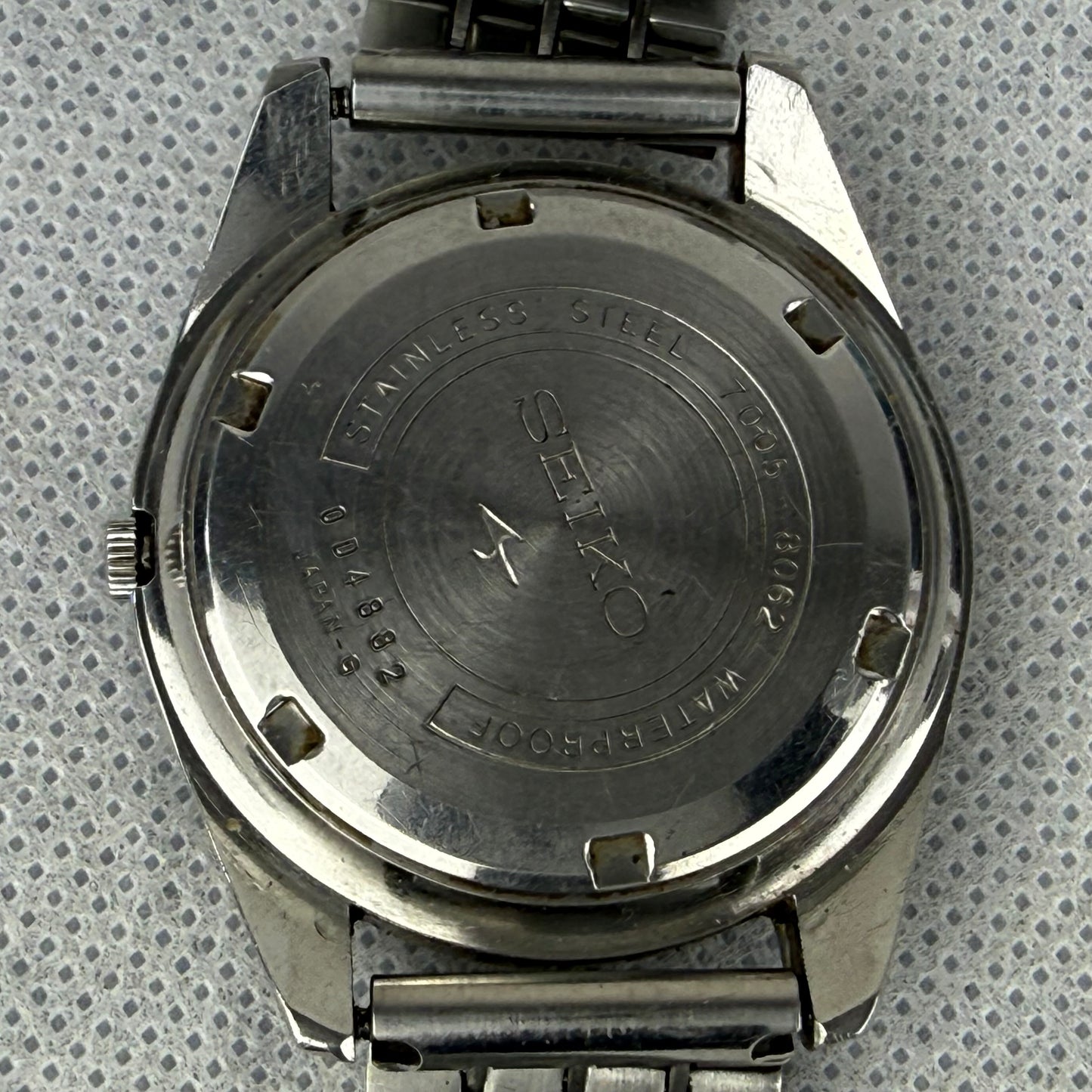 Seiko Automatic 17 Jewels Stainless Steel Vintage Wristwatch Date