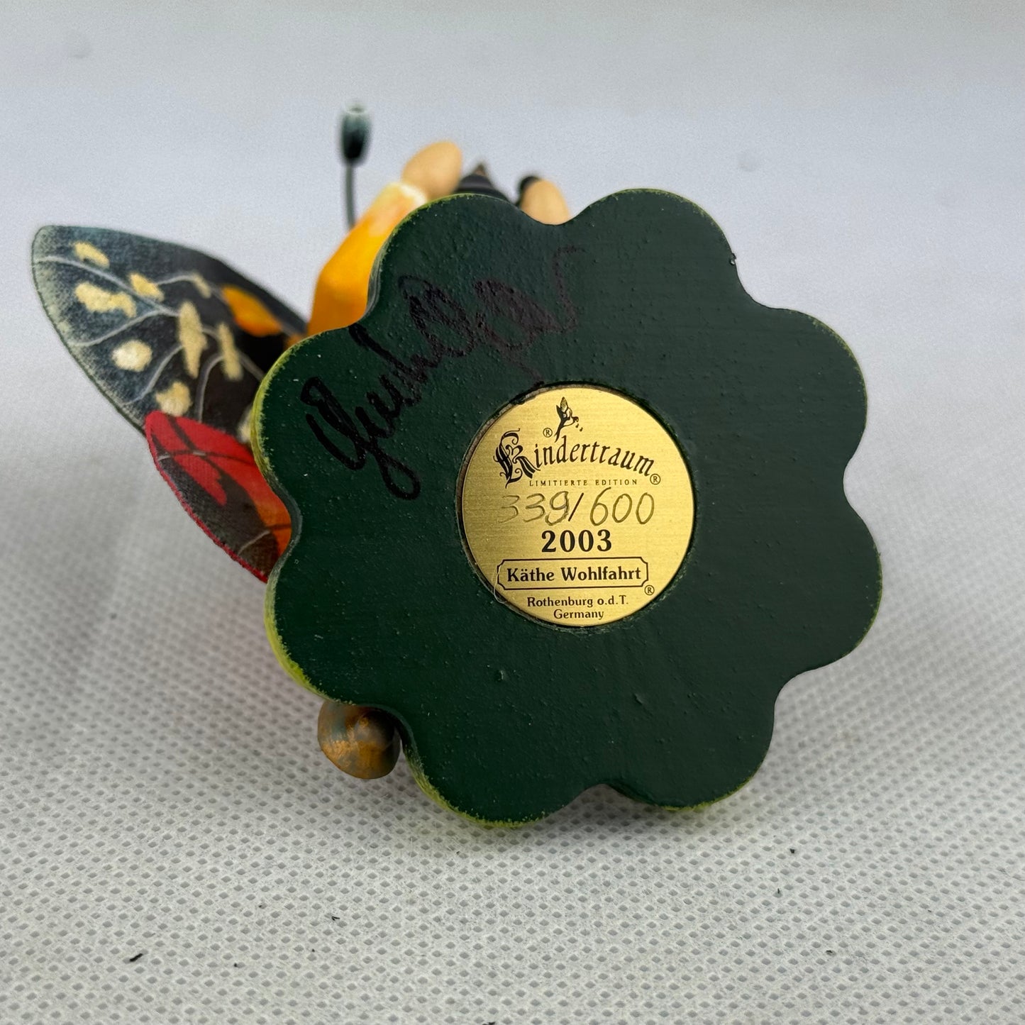 Käthe Wohlfahrt Kindertraum Schönbär 2003 Limited Edition 339/600 Zauber der Natur Figur