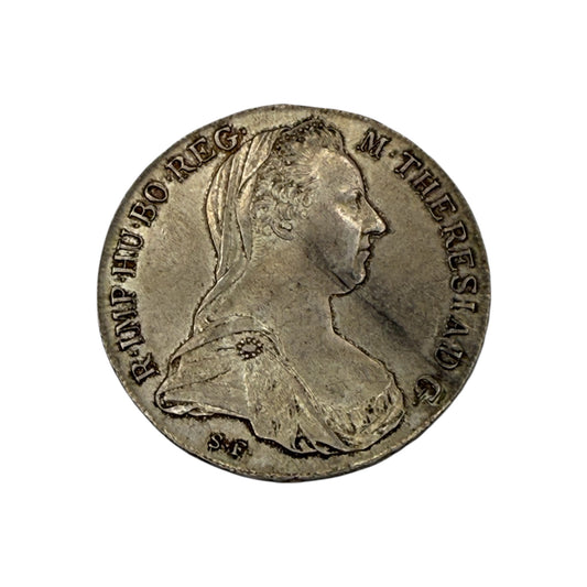 Maria Theresa Thaler 1780 (Austrian Empire) – Restrike Silver Trade Coin – Historical Thaler