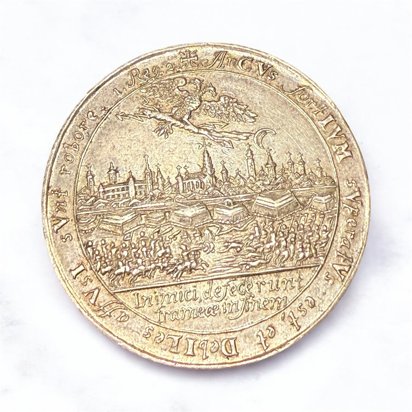 1683 Vienna Liberation Commemorative Medal – Leopold I & Jan III Sobieski – Historic Silver Medal