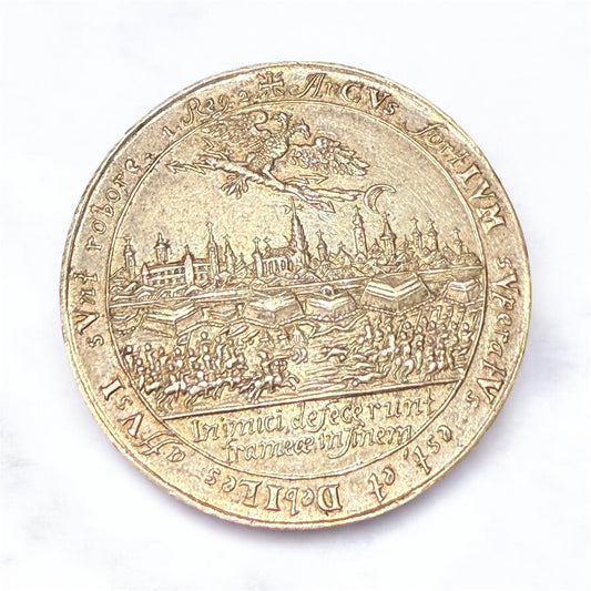 1683 Vienna Liberation Commemorative Medal – Leopold I & Jan III Sobieski – Historic Silver Medal