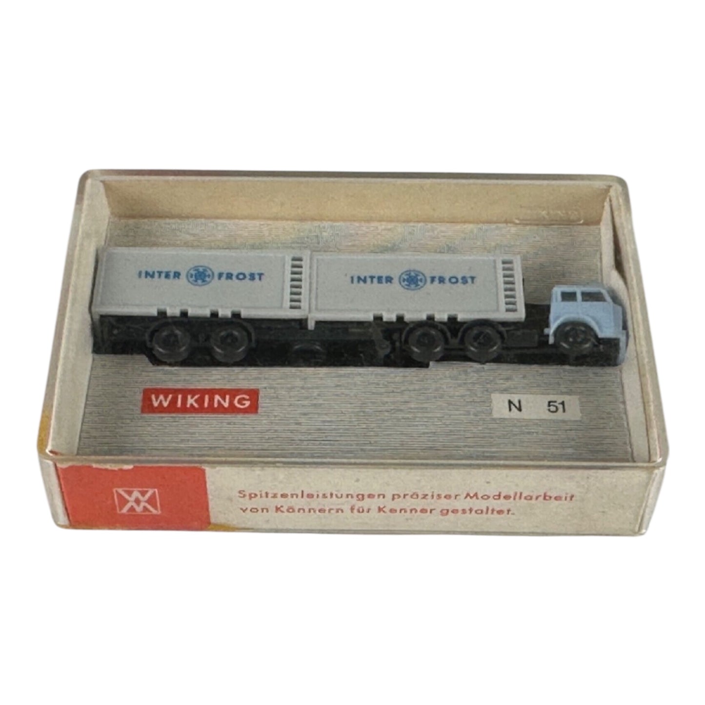 Wiking N 51 Inter Frost Truck 1:160 N Scale Vintage Model in Original Box